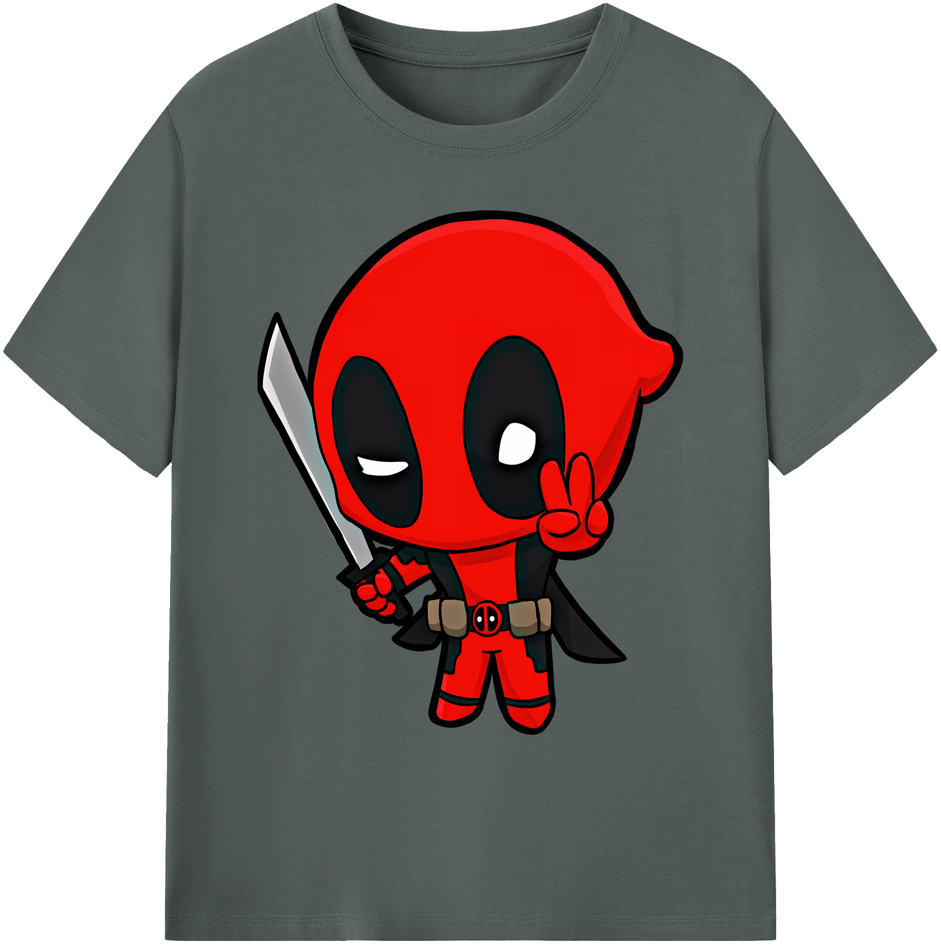 （画像用） Deadpool デッドプール 綿100％ メンズ半袖Tシャツ｜肌触りやわらか＆通気性